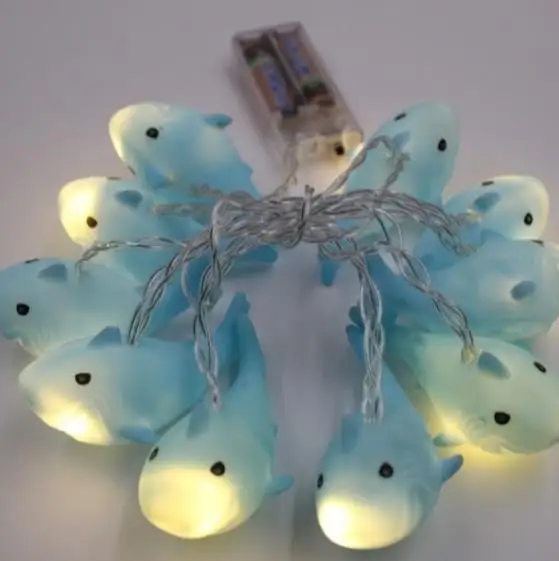 1 8 м 10 LED декоративные гирлянды на батарейках милые животные украшения утка