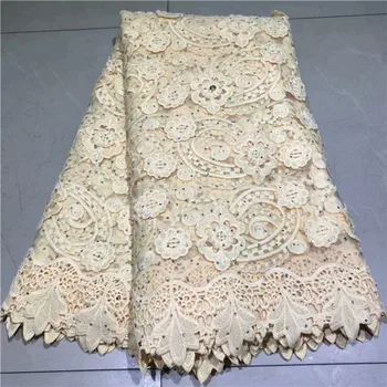 

New arrival party dress material African mesh cloth French net lace fabric with rhinestones for dress VRN227(5yards/lot)