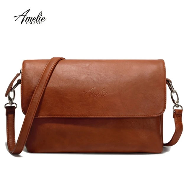 AMELIE GALANTI Crossbody Shoulder Bags for Women 2018 PU Leather Messenger Bags Luxury Ladies Hand Bag Designer with Two Straps