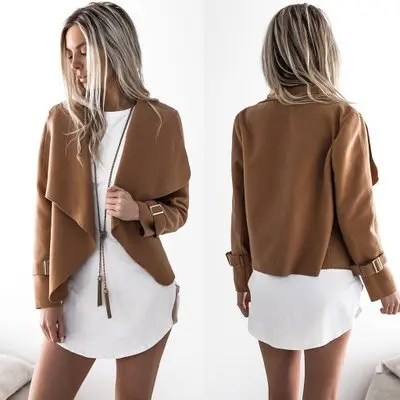 Goede Europa stijl vrouw jas winter wol 2019 herfst lente vrouwelijke 2019 lange mouwen plus size coat solid kraag jas