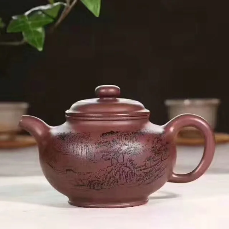 Чайник известный художник Gaogong Tan Quanhai ручной работы чистящий только чайник из