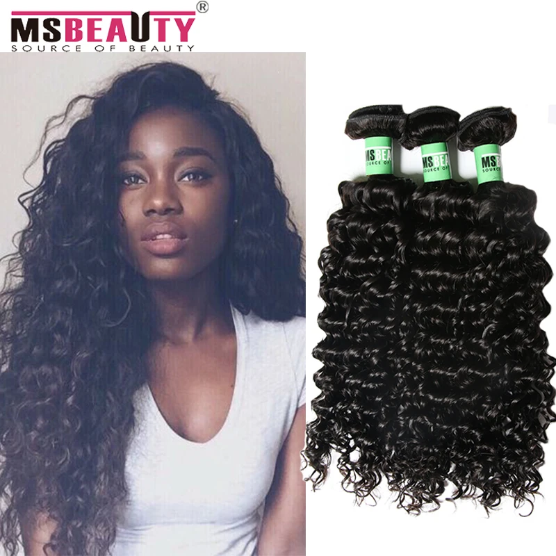 

7a Brazilian Deep Wave Virgin Hair 3 Bundles Unprocessed Virgin Brazilian Hair Curly Weave Human Hair Cheap Brazilian Deep Wave