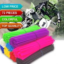 

Universal Motorcycle Dirt Bike Wheel Rim Spoke Skins Covers Wrap Tubes Decor Protector FOR Honda CR YZ RM KX 80 125 250 450 500