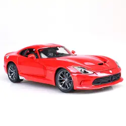 Коллекционные 1:18 Литой автомобиль Modles сплав Авто Мобильный автомобиль Винтаж спортивный автомобиль mkd3 2013 Dodge Viper SRT GTS детские игрушки