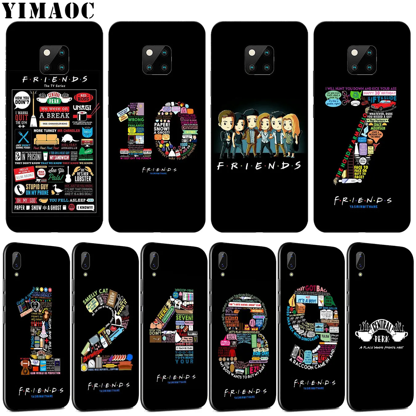 Мягкий силиконовый чехол YIMAOC для телефона Huawei Mate 30 20 10 Pro Lite Nova 5I 4 3i 3 2i 2 | Мобильные