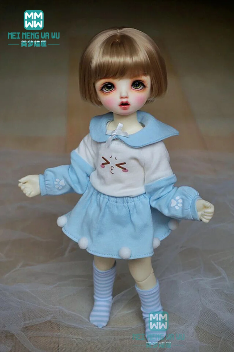 BJD Кукла Одежда Подходит 30 см 1/6 BJD куклы модные толстовки, короткие юбки, шали, носки