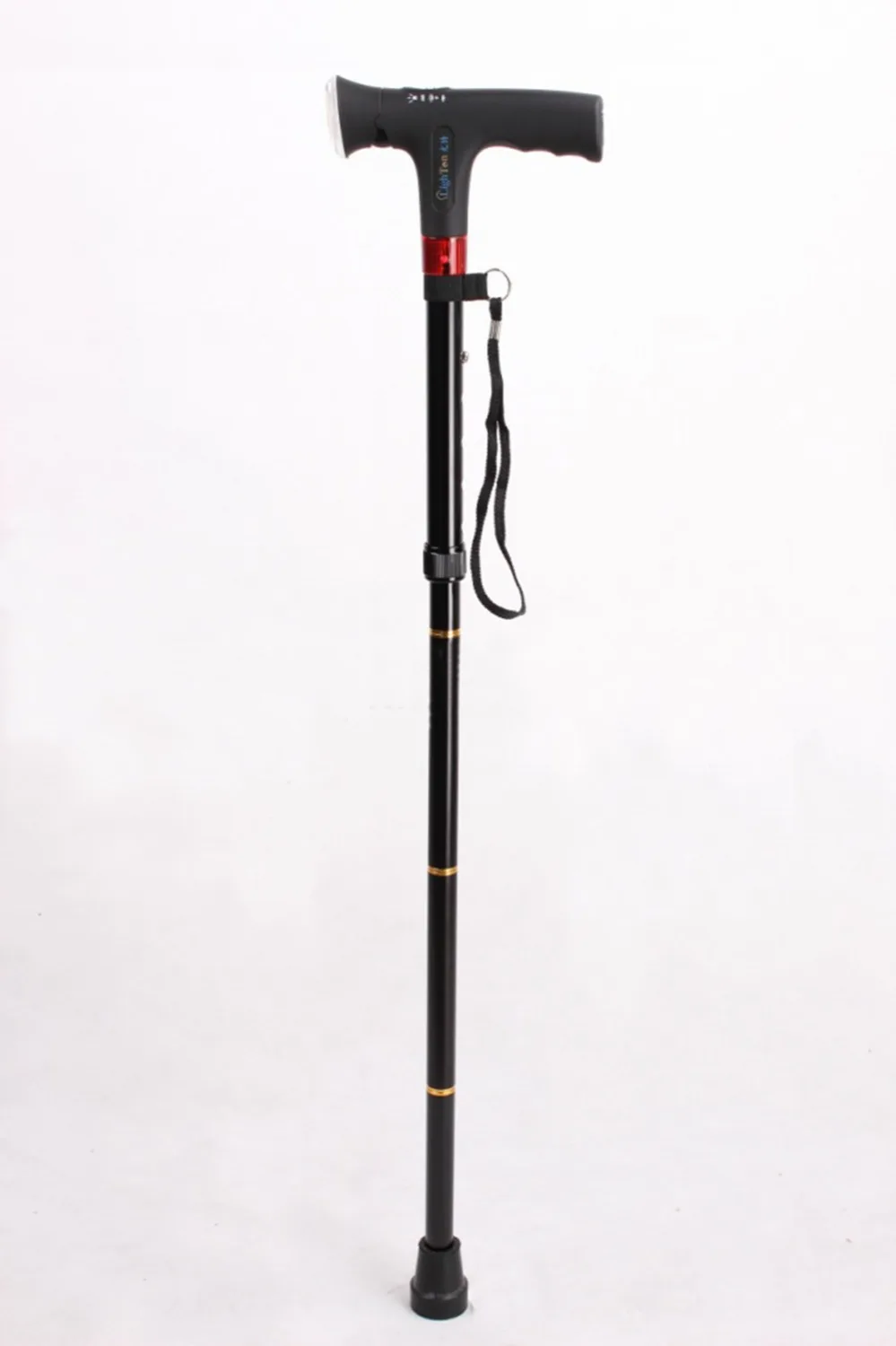[Lighting] Multi-functional Walking Cane,LED Lighting+Siren+Flash+AAA Battery power+Magnetotheorapy,For the Elder,Free Shipping!