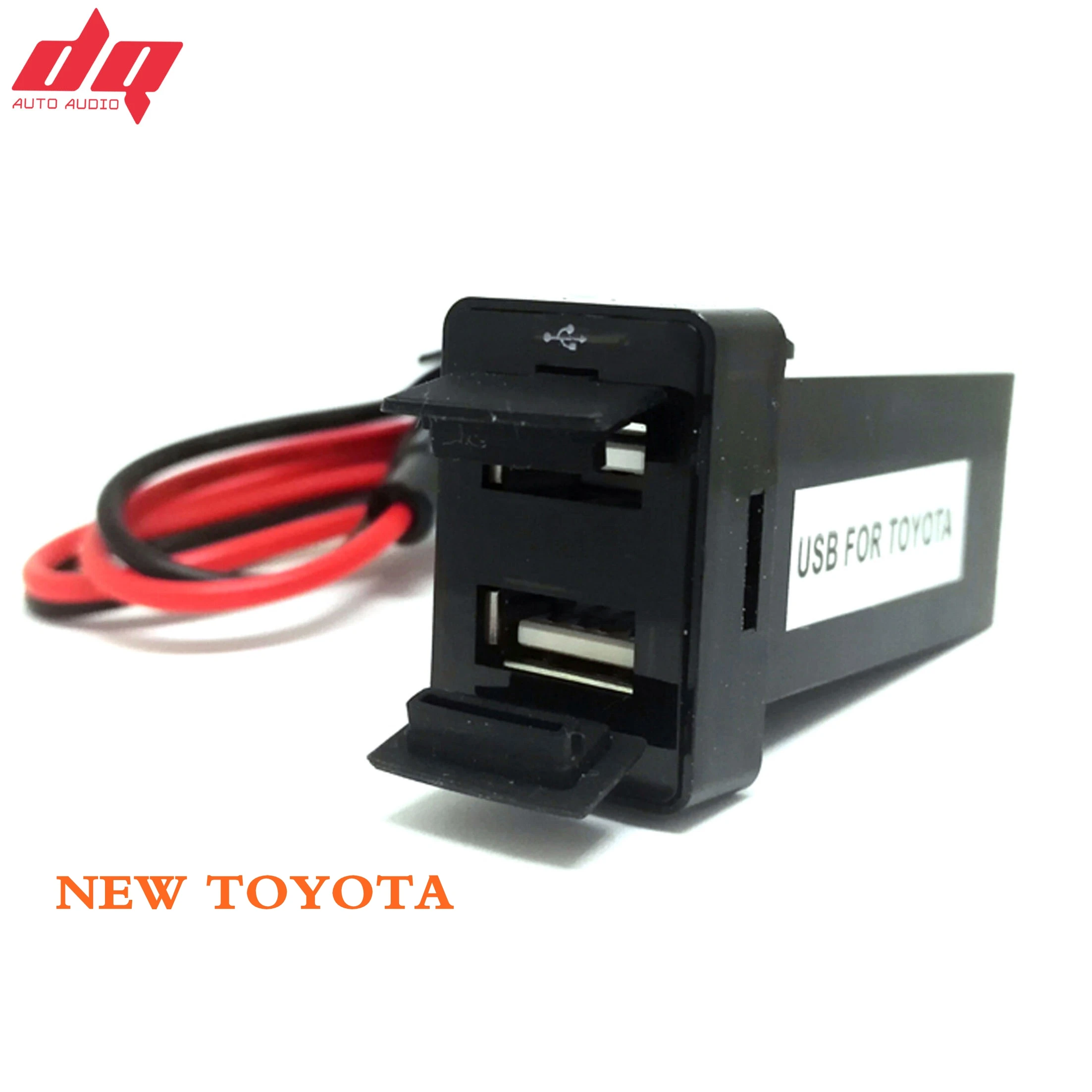 Специальный двойной 2 порта USB Автомобильное зарядное устройство для TOYOTA VIGO Dewtreetali 2.1A двойной USB Разъем Предохранитель зарядное устройство для сотового телефона аудио вход