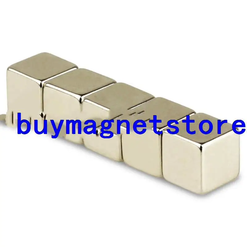 

20pcs N35 Strong Small Block Cube 10 mm x 10 mm x 10 mm Rare Earth Neodymium Magnet