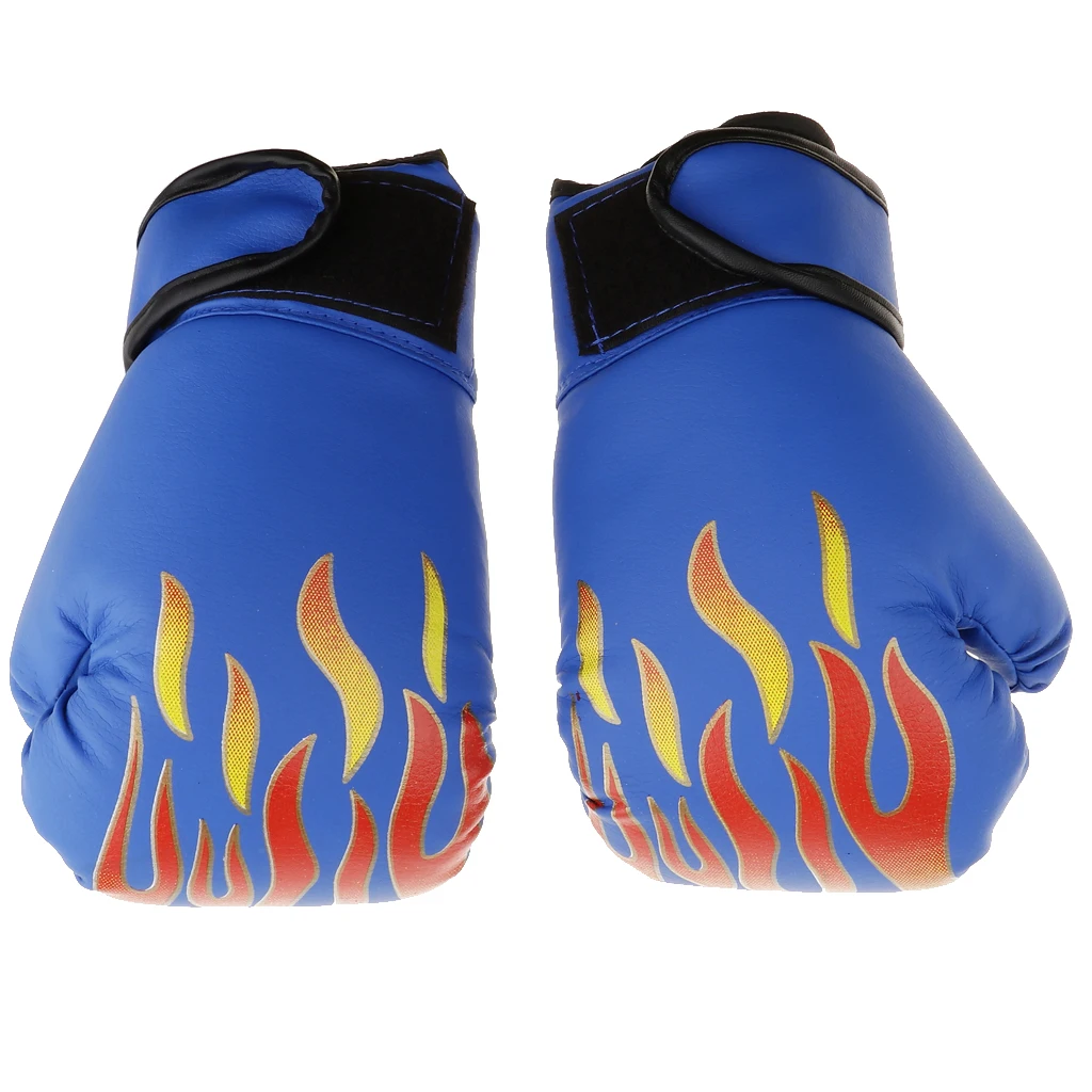 Kids Gel Boxing Kickboxing Training Gloves Gym Muay Thai Pouching Training Glove Mitts for Age 4-12 Year Boys Girls