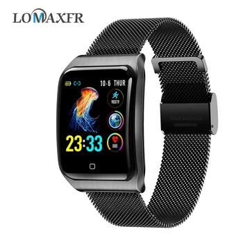 

SmartWatch F9 Waterproof Ip68 Watches Heart Rate Monitor 200MAh Battery Steel Case Strap Bracelet Fitness Tracker For Men Women