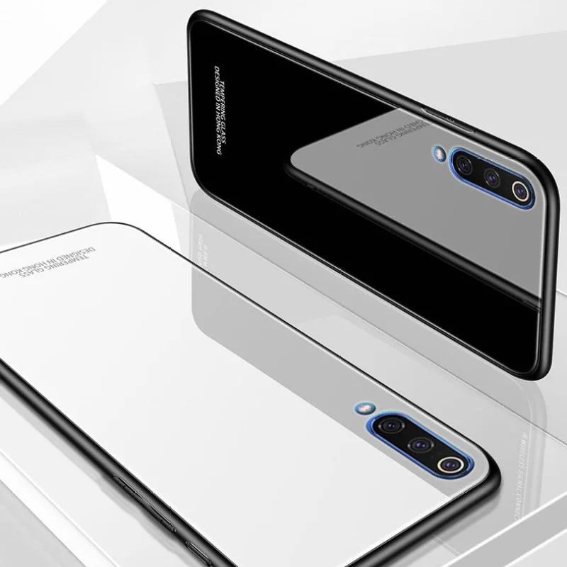 Для Xiaomi mi 9 se Global mi 9 чехол из закаленного стекла чехол из твердого стекла задняя крышка для телефона для Xiaomi mi 9 global mi 9se противоударный
