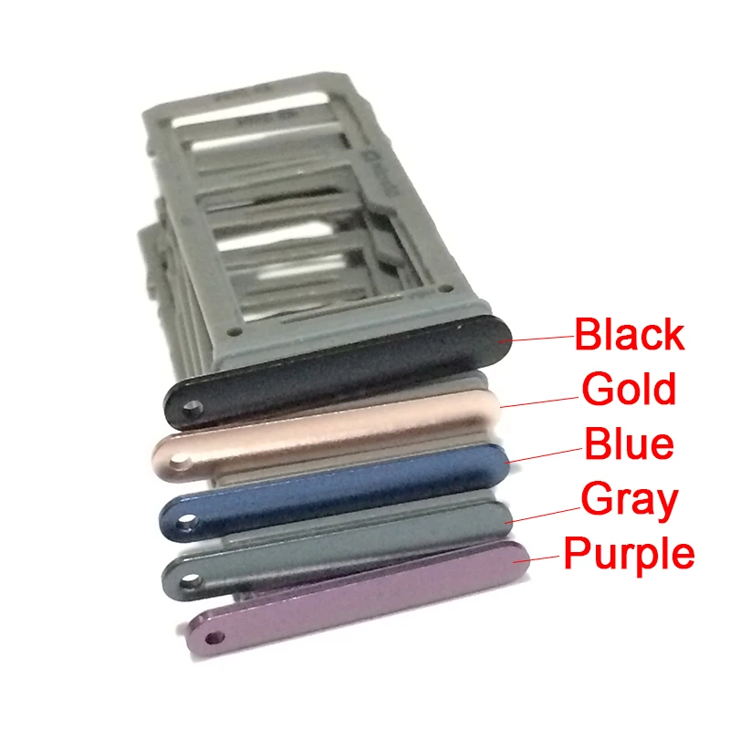 100 шт./лот оригинальная лоток сим карты Micro SD Card Holder слот для samsung Galaxy S9 G960 плюс G965