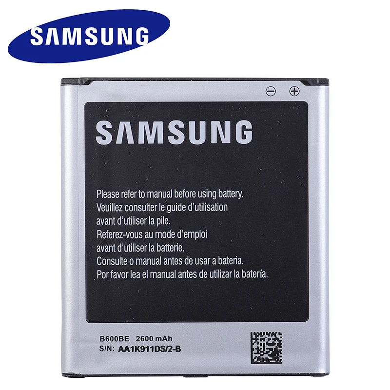 Samsung B600BC B600BE для samsung GALAXY S4 I9500 I9502 GT-I9505 I9508 I959 2600 мА/ч, оригинальная замена телефон Батарея