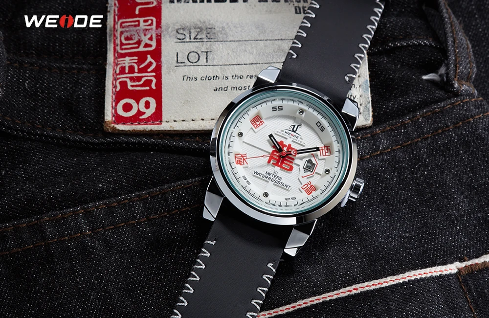 Роскошные брендовые армейские военные Модные кварцевые часы с календарем, аналоговые Мужские наручные часы из натуральной кожи