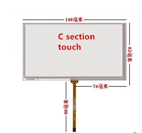 Высокое качество CPT 6,1 дюймов TFT lcd Автомобильный gps экран CLAA061LA0CCW 800(RGB)* 480 WVGA сенсорный экран