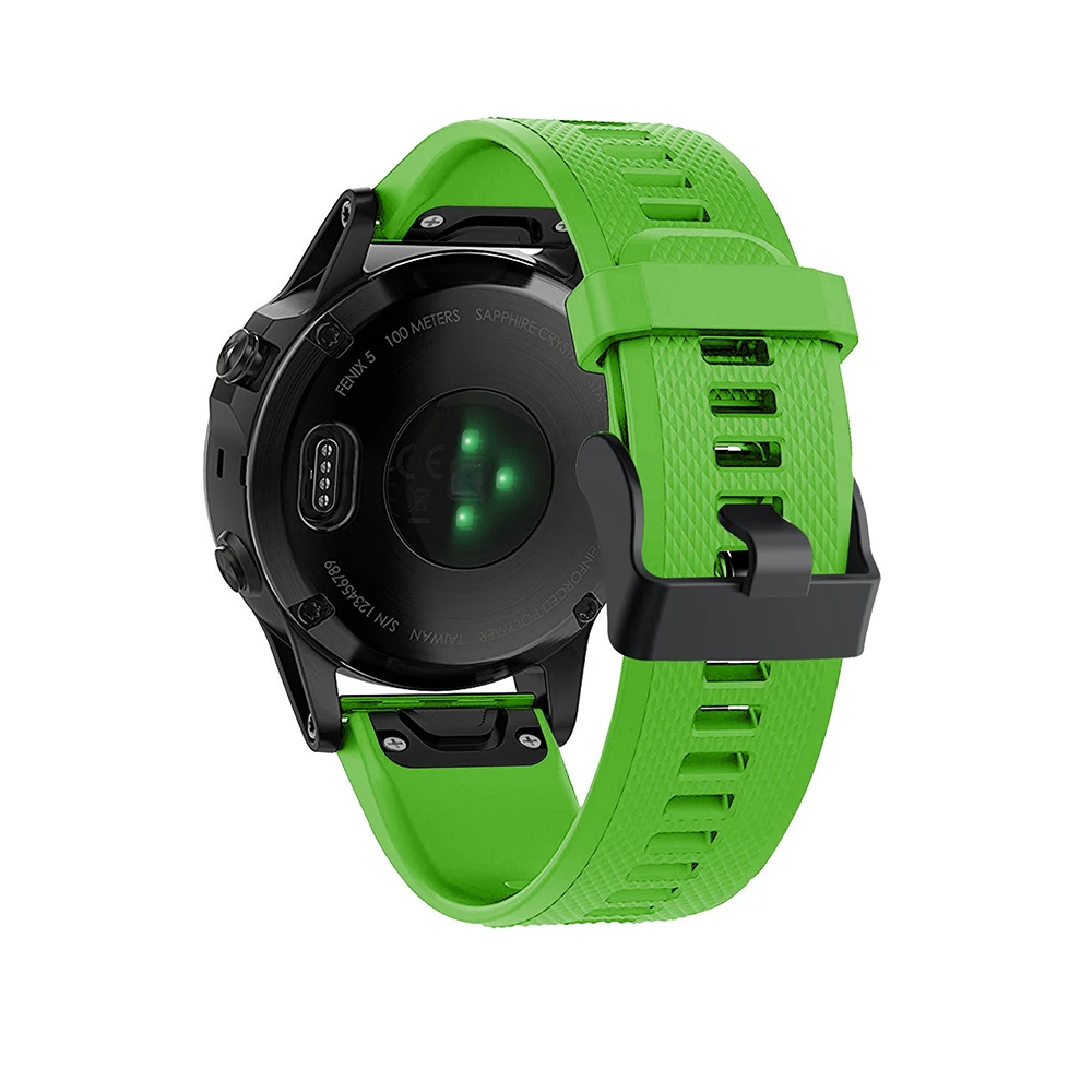 Quick Release силиконовые Easy fit запястье ремешок 26 22 20 мм для Garmin Fenix 5X5 5S плюс 3 3 HR Forerunner 935 часы