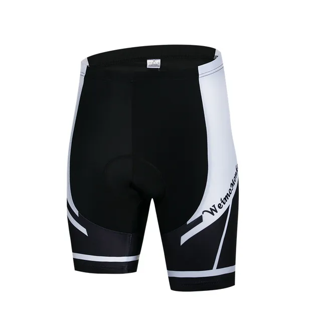Weimostar Short de cyclisme rembourr/é en gel pour homme Noir