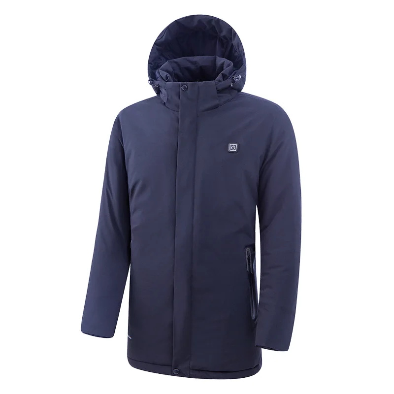 TIEPUS new winter jacket men models solid color USB infrared intelligent heating warm Hooded windbreaker coat men size 7XL 8XL TIEPUS new winter jacket men models solid color USB infrared intelligent heating warm Hooded windbreaker coat men size 7XL 8XL