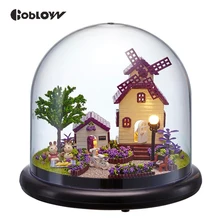 Кукольный дом Миниатюрный DIY кукольный домик с деревянная мебель для дома Provence игрушки для детей подарок на день Святого Валентина куклы Miniatura