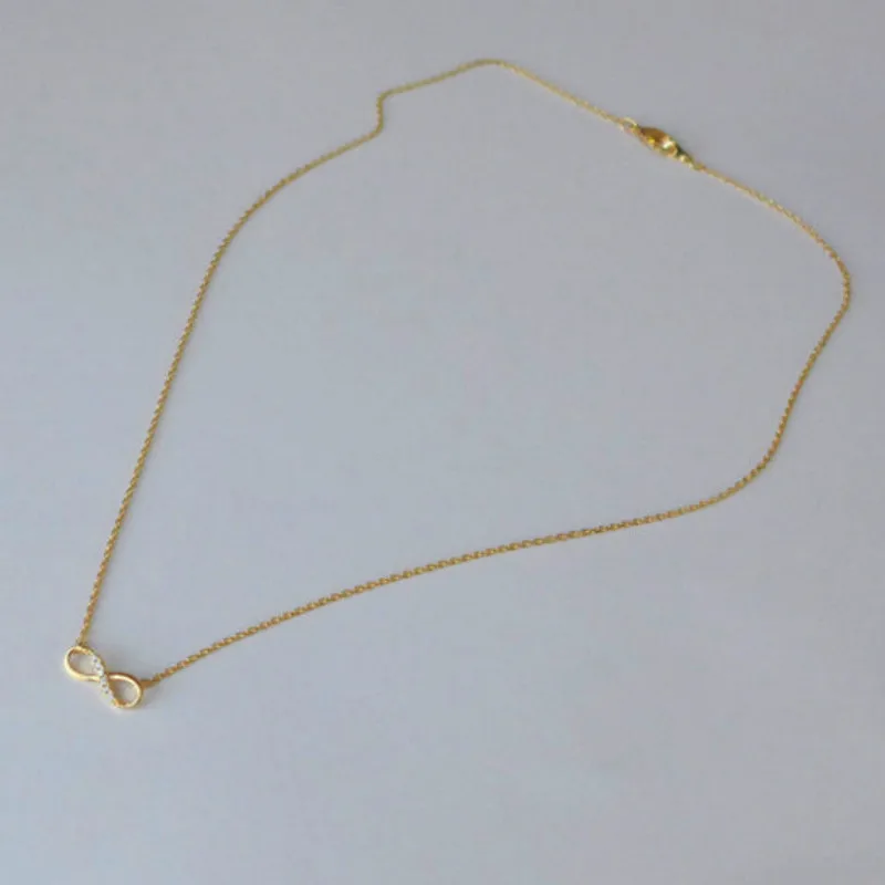 Женское ожерелье с подвеской в виде бесконечности|women necklace|elegant necklacecute pendant |