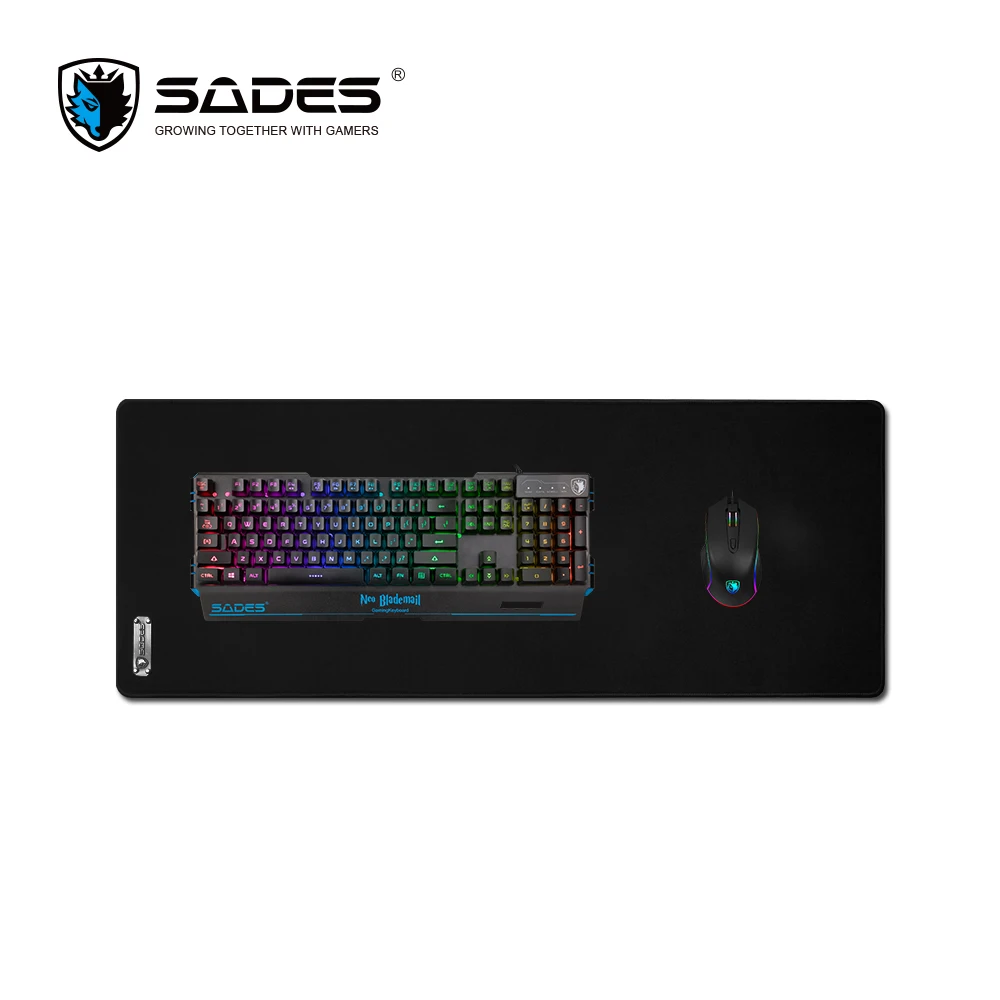 SADES SKADI большой коврик для мыши резиновая основа противоскользящий игровой