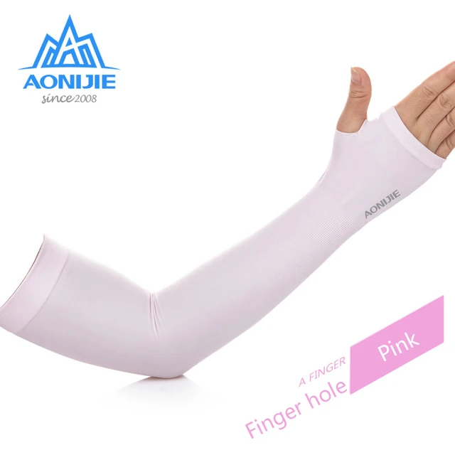 1 Pair Arm Warmers Sun UV Protection Cycling Arm Sleeves Breathable Running UV Protection Cooling Arm Sleeves for Outdoor Sports