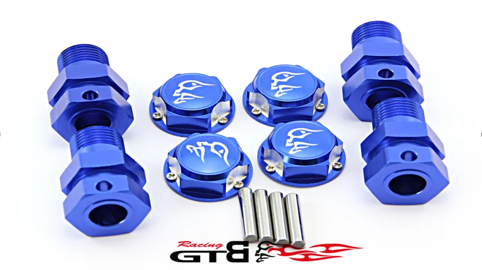 GTB гоночный cnc обработанный сплав колеса гайка и ось расширитель для losi 5ive t kmx2 rovan