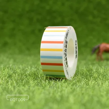 

Three-color Stripe Color Washi Tape for KingJim LR5C MP20 LR-RK1C label sticker Mini cute tape 15mm*4m TEPRA Lite label maker
