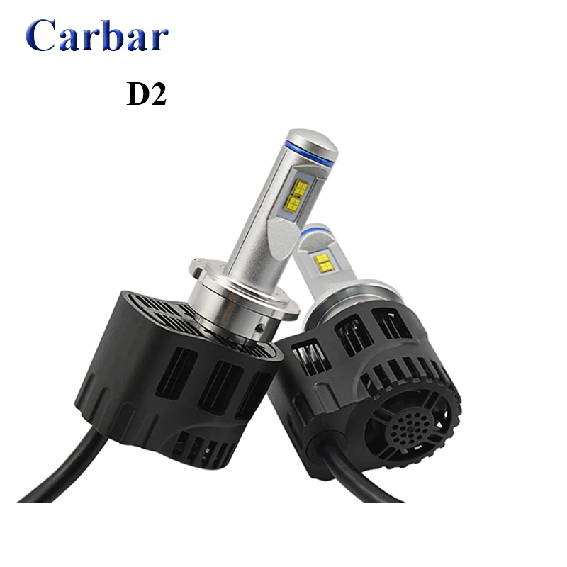 All IN ONE D2 LED Headlight Lamp Conversion Kit 55W 5200LM LED Bulb