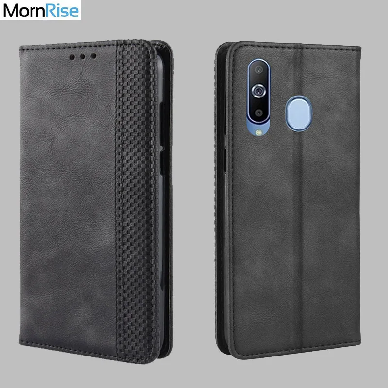 Luxury Retro Slim Magnetic Leather Flip Cover For Samsung Galaxy A60 Case Book Wallet Card Stand Soft Cover Mobile Phone Bags Luxury Retro Slim Magnetic Leather Flip Cover For Samsung Galaxy A60 Case Book Wallet Card Stand Soft Cover Mobile Phone Bags