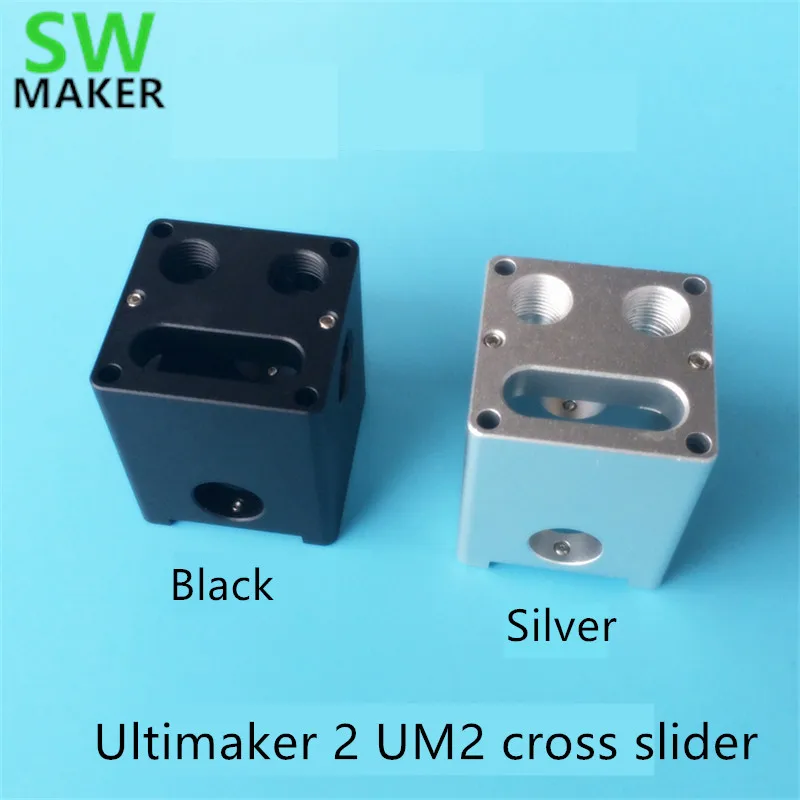 SWMAKER Ultimaker2 3D printer spare parts Aluminum Alloy X/Y axis cross slide UM2+ extruder in tunneling on 8MM axis slider SWMAKER Ultimaker2 3D printer spare parts Aluminum Alloy X/Y axis cross slide UM2+ extruder in tunneling on 8MM axis slider