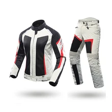 DUHAN – veste de moto pour femme, pantalon féminin, vêtements de course, avec équipement de protection CE 