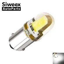 1 шт. BA9S led COB T4W лампочка 4SMD 363 Силикон кристалл авто интерьер чтение купол двери автомобиля Сигнальные лампы светильник белый DC 12 В