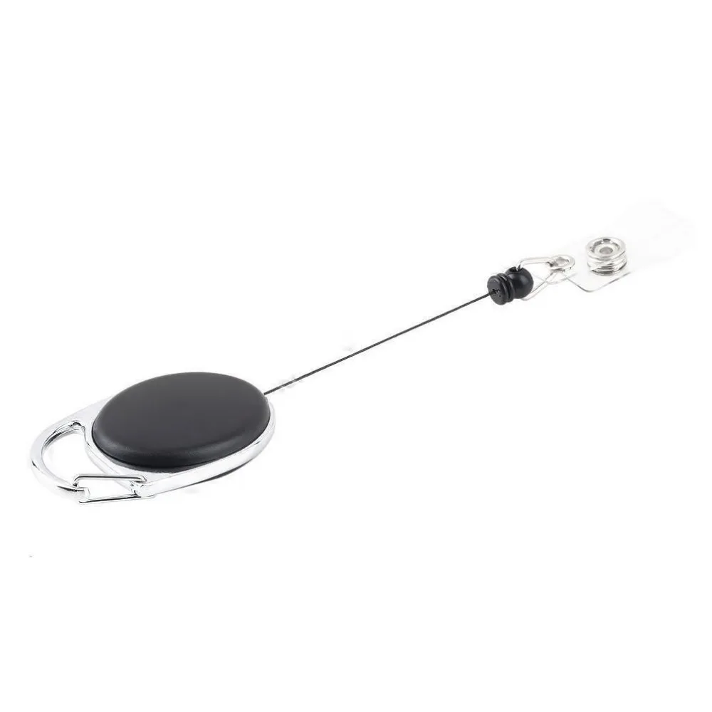 

TOPIND10pcs Fly Fishing Zinger Retractor Stopper Tool Holder Clip on Tether Retractable Reel Badge Holder Key Chain Nylon Cord