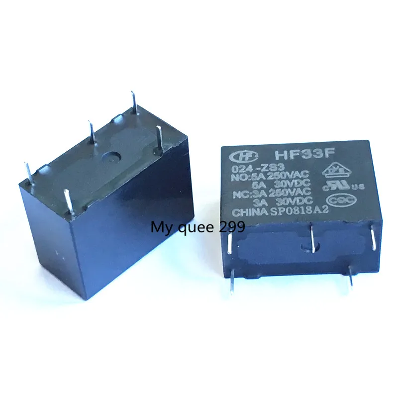 10pcs 100% new original relay HF33F 24V ZS3 HF33F 024 ZS3 HF33F 024 ZS3 ...