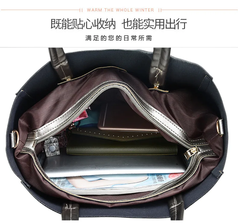 Роскошный яркий из искусственной кожи Для женщин Мода Tote плеча Сумки для дам