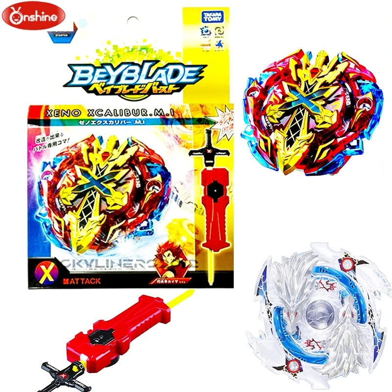 Забавный B-100 Beyblade burst стартер Bey Blade Лезвия Металл fusion bayblade с пусковым устройством высокая производительность battling top