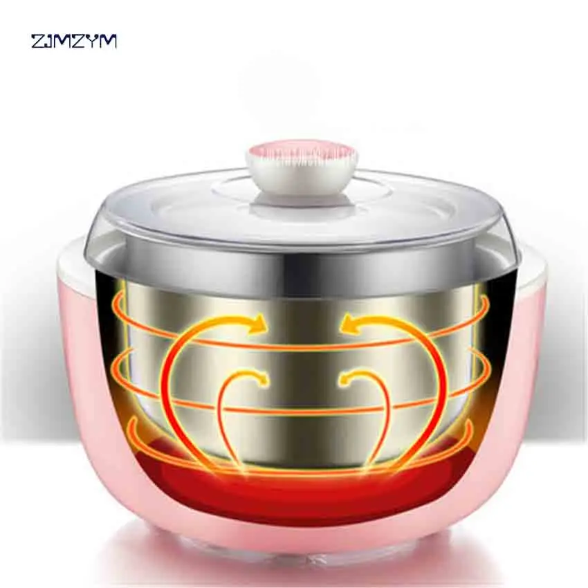 SNJ-B10N2 Yogurt Machine Home Fully Automatic Self Made Natto Machine Mini Sub-cup Stainless Steel Yogurt Maker 220V 1L Capacity