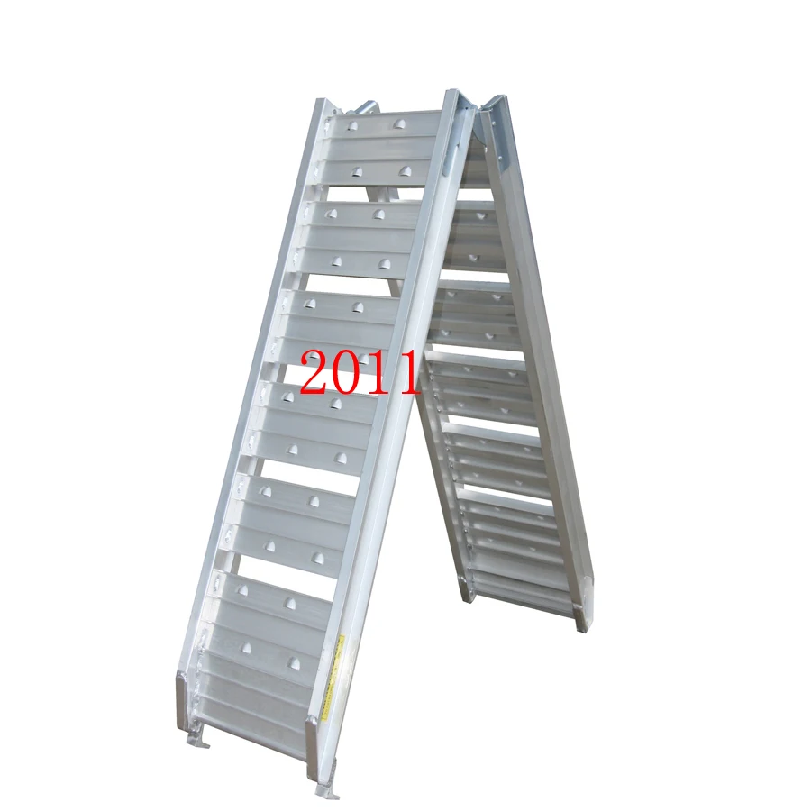 

Loading Ramps ATV Ramp 1525mm Dual Arched Folding Aluminum Garden Tractors Off Road