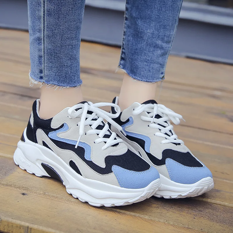 

Harajuku Women casual dad sneakers trainers white shoes female autumn summer girl students walking shoes Zapatos Tenis Feminino