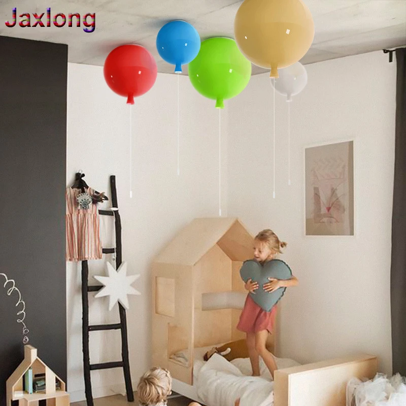 

Jaxlong Colorful Balloon Ceiling Lights Nordic Personal Lights for Childrens Bedroom Living Room Creative Ceiling Light Fixtures
