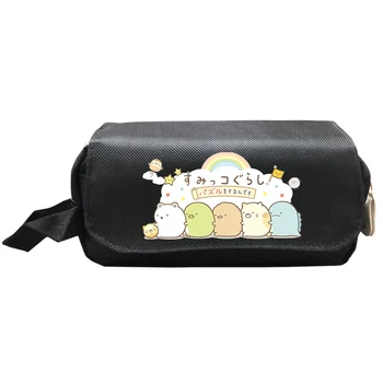 

Kawaii Sumikkogurashi Pencil Bag Students Kids Large Capacity Stationery Bag New Kids Children Gifts Cute Pen Bag