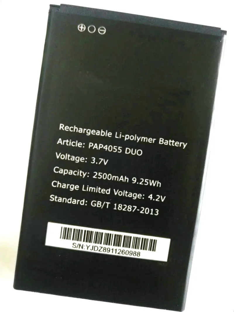 Westrock 2500mAh PAP4055 DUO 2PCS Аккумулятор для Prestigio MultiPhone 4055 сотовый телефон | Компьютеры и