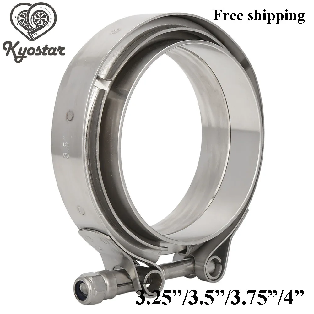 3.25" 3.5" 3.73" 4" V Band clamp flange Kit (Stainless Steel 304 Clamp