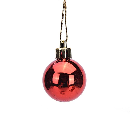 24 шт. 30 мм Рождественская елка шар-безделушка подвесное украшение для домашней вечеринки декор Рождественский Декор