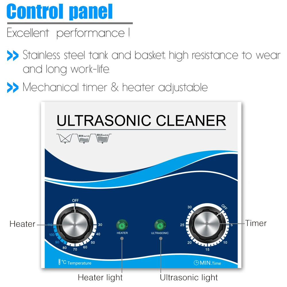 US $124.28 6L Medical Instruments Ultrasonic Cleaner 180W Bullets Bicycle Freewheel Chains Powerful Remove Oil Rust Metal Parts Fuel Nozzle