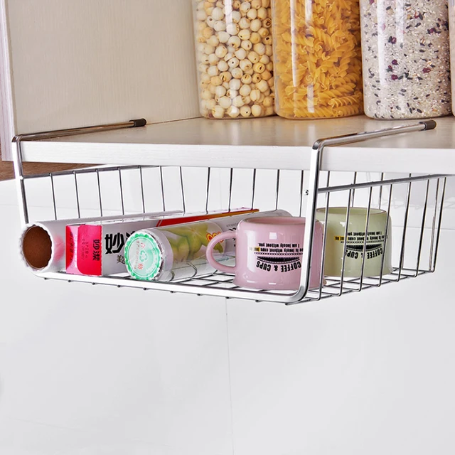 Best Offers Multifunctional Alloy Over Door Storage Rack Practical Kitchen Cabinet Drawer Organizer Door Hanger Storage Basket Kitchen Tools