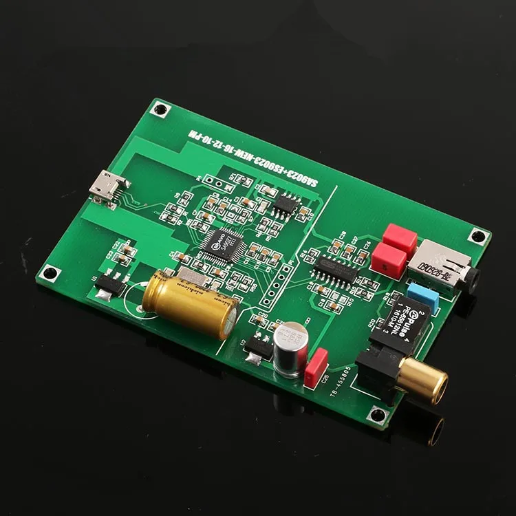 SA9023 плюс ES9023 USB Передача SPDIF I2S коаксиальный звуковая карта усилитель DAC Поддержка