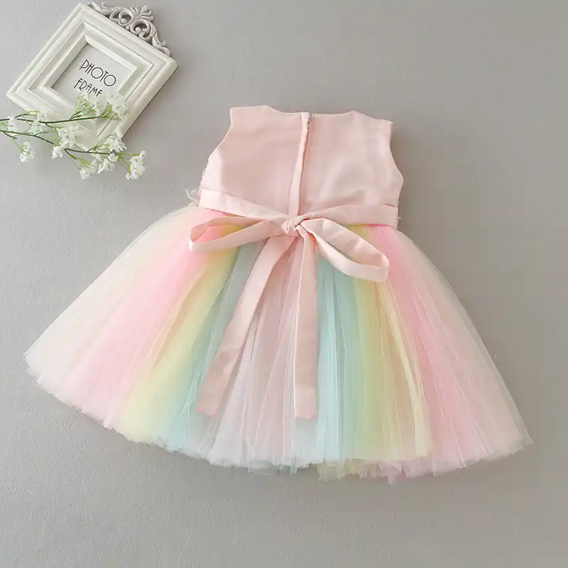 baby rainbow dress